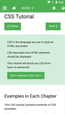 W3schools android App screenshot 4